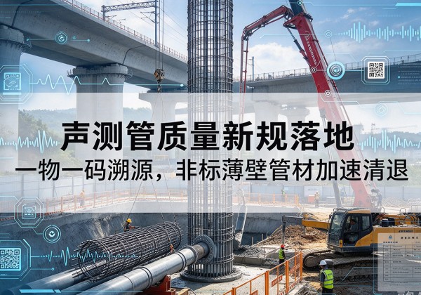 湖里声测管质量新规落地，一物一码溯源，非标薄壁管材加速清退
