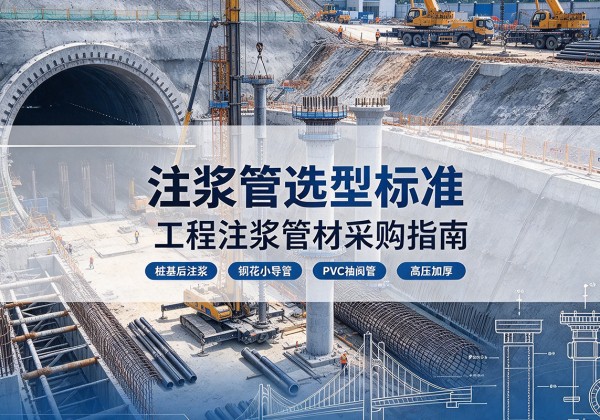 湖里注浆管选型标准